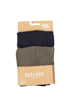 Accessoires Lot De 2 Boxers Rayés Pour Homme - TOMKINS 01V962M - DEELUXEBoxer TOMKINS