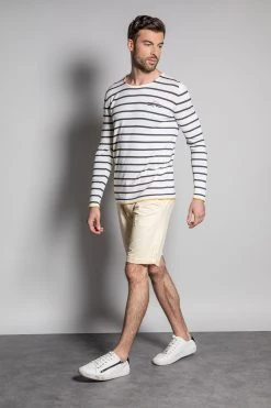 Shorts & Bermuda Homme Short Uni En Coton Pour Homme - BROKEN S20725 - DEELUXESHORT BROKEN -Vêtements Homme Soldes Magasin broken 2