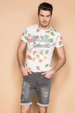 Shorts & Bermudas Short Slim Délavé Pour Homme - BULLET S19JG850 - DEELUXESHORT BULLET -Vêtements Homme Soldes Magasin bullet 5