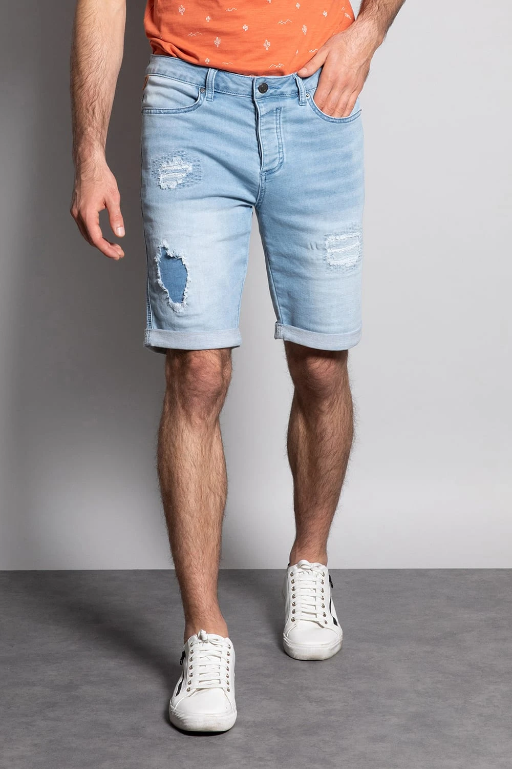 Shorts & Bermudas Short Slim Jogg Jean Délavé Pour Homme - BULLET S20JG850 - DEELUXESHORT BULLET 5 Shorts & Bermudas Short Slim Jogg Jean Délavé Pour Homme - BULLET S20JG850 - DEELUXESHORT BULLET – Image 3