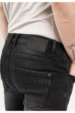 Jeans Slim Effet Usé Pour Homme - CARLOS JJ8035M - DEELUXEJEANS CARLOS -Vêtements Homme Soldes Magasin carlos 10