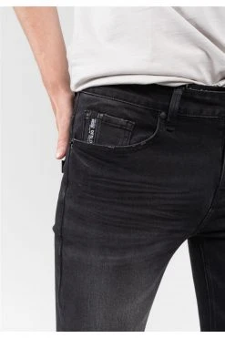 Jeans Slim Effet Usé Pour Homme - CARLOS JJ8035M - DEELUXEJEANS CARLOS -Vêtements Homme Soldes Magasin carlos 11