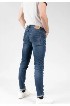 Jeans Slim Effet Usé Pour Homme - CARLOS JJ8037M - DEELUXEJEANS CARLOS -Vêtements Homme Soldes Magasin carlos 14