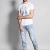 Jeans Slim Effet Usé Pour Homme - CARLOS JJ8004 - DEELUXEJEANS CARLOS -Vêtements Homme Soldes Magasin carlos 16
