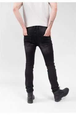 Jeans Slim Effet Usé Pour Homme - CARLOS JJ8035M - DEELUXEJEANS CARLOS -Vêtements Homme Soldes Magasin carlos 8