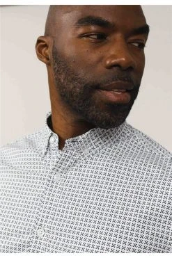 Chemises Chemise Manches Longues à MotifsChemise BOGART -Vêtements Homme Soldes Magasin chemise bogart 4