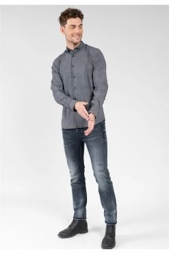 Chemises Chemise Manches Longues à Motifs Pour Homme - CLARITY 01V411M - DEELUXEChemise CLARITY 10 Chemises Chemise Manches Longues à Motifs Pour Homme - CLARITY 01V411M - DEELUXEChemise CLARITY -Vêtements Homme Soldes Magasin chemise clarity 2