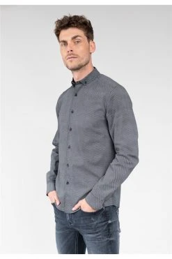 Chemises Chemise Manches Longues à Motifs Pour Homme - CLARITY 01V411M - DEELUXEChemise CLARITY