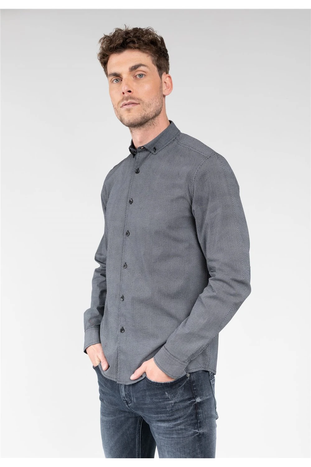 Chemises Chemise Manches Longues à Motifs Pour Homme - CLARITY 01V411M - DEELUXEChemise CLARITY 3 Chemises Chemise Manches Longues à Motifs Pour Homme - CLARITY 01V411M - DEELUXEChemise CLARITY