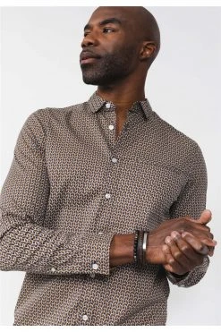 Chemises Chemise Imprimée Motif Floral En Chevrons Manche LongueChemise ISAAC