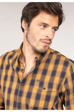 Chemises Chemise à Carreaux Pour Homme - PIETER 01V480M - DEELUXEChemise PIETER -Vêtements Homme Soldes Magasin chemise pieter 11