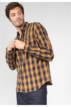 Chemises Chemise à Carreaux Pour Homme - PIETER 01V480M - DEELUXEChemise PIETER