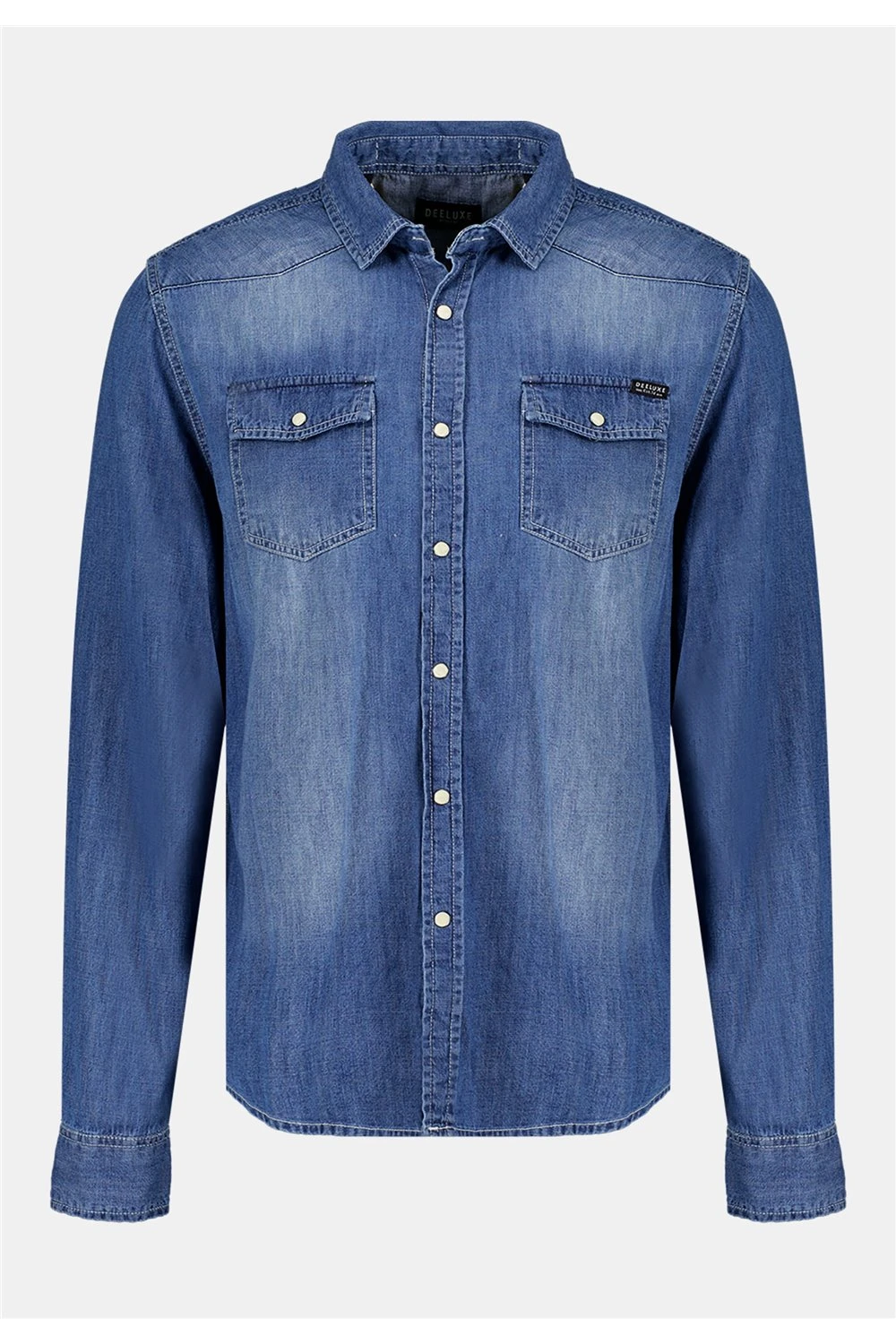 Chemises Chemise En Jean Pour Homme - RANGERS 01V496M - DEELUXEChemise RANGERS 4 Chemises Chemise En Jean Pour Homme - RANGERS 01V496M - DEELUXEChemise RANGERS – Image 2