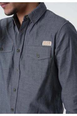 Chemises Chemise Unie à Manches LonguesChemise SPIRIT -Vêtements Homme Soldes Magasin chemise spirit 2