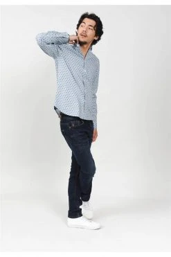 Chemises Chemise Imprimée à Motifs Cachemire Et Manches LonguesChemise TIMEO -Vêtements Homme Soldes Magasin chemise timeo 4