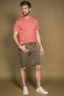 Shorts & Bermudas Short Chino Avec Ceinture Pour Homme - CITY S20726 - DEELUXESHORT CITY