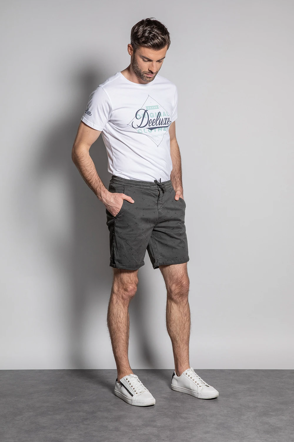 Shorts & Bermudas Short à Imprimé Palmiers Pour Homme - CLOUD S20713 - DEELUXESHORT CLOUD 4 Shorts & Bermudas Short à Imprimé Palmiers Pour Homme - CLOUD S20713 - DEELUXESHORT CLOUD – Image 2