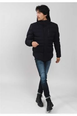 Vestes & Blousons Doudoune Unie à Col Haut Et CapucheDoudoune CHIRO -Vêtements Homme Soldes Magasin doudoune chiro 3