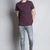 Jeans Skinny Effet Destroy Pour Homme - EBONY JJ8044M - DEELUXEJEANS EBONY -Vêtements Homme Soldes Magasin ebony