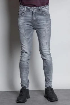 Jeans Skinny Effet Destroy Pour Homme - EBONY JJ8044M - DEELUXEJEANS EBONY 9 Jeans Skinny Effet Destroy Pour Homme - EBONY JJ8044M - DEELUXEJEANS EBONY -Vêtements Homme Soldes Magasin ebony 2