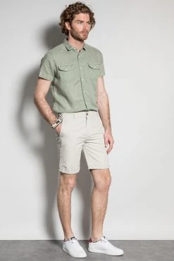 Shorts & Bermudas Short Chino Slim Pour Homme - ELIAZ S20701 - DEELUXESHORT ELIAZ 9 Shorts & Bermudas Short Chino Slim Pour Homme - ELIAZ S20701 - DEELUXESHORT ELIAZ -Vêtements Homme Soldes Magasin eliaz 1