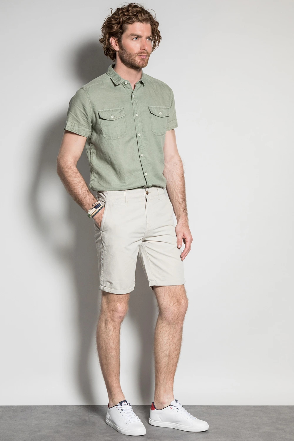 Shorts & Bermudas Short Chino Slim Pour Homme - ELIAZ S20701 - DEELUXESHORT ELIAZ 4 Shorts & Bermudas Short Chino Slim Pour Homme - ELIAZ S20701 - DEELUXESHORT ELIAZ – Image 2