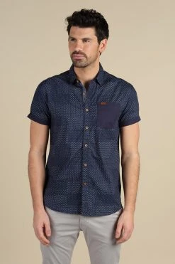 Chemises Chemise Imprimée Manches Courtes Pour Homme - ETHNIC S20437 - DEELUXECHEMISE ETHNIC 8 Chemises Chemise Imprimée Manches Courtes Pour Homme - ETHNIC S20437 - DEELUXECHEMISE ETHNIC -Vêtements Homme Soldes Magasin ethnic 2