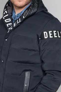 Vestes & Blousons Doudoune GANG W19672 : Doudoune Logotée à Capuche Pour Homme - DEELUXEDoudoune GANG -Vêtements Homme Soldes Magasin gang 4