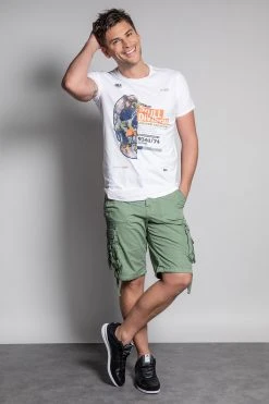 Shorts & Bermudas Bermuda Cargo Avec Ceinture Pour Homme - HEAVEN S20P711 - DEELUXESHORT HEAVEN -Vêtements Homme Soldes Magasin heaven 5