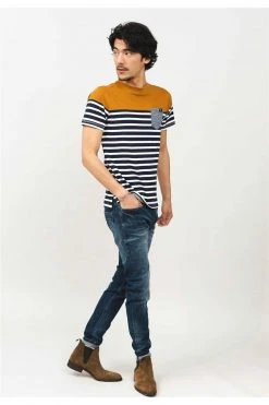 PJeans Slim Effet Usé/pJean CARLOS