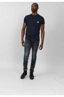 Jeans Slim Bleu UséJean CARLOS