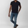 Jeans <p>Jean Slim Délavé</p>Jean CARLOS -Vêtements Homme Soldes Magasin jean carlos 59