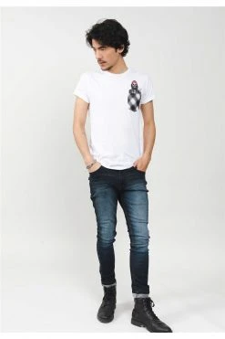 Jeans Skinny Dark Blue UsedJean SKENDER