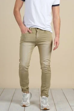 Jogg Jeans Slim Avec Délavage Pour Homme - BARITON S21JG8101M - DEELUXEJeans BARITON 9 Jogg Jeans Slim Avec Délavage Pour Homme - BARITON S21JG8101M - DEELUXEJeans BARITON -Vêtements Homme Soldes Magasin jeans bariton 2