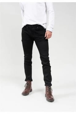 Jeans Slim Noir Pour Homme - CARLOS JJ8068M - DEELUXEJeans CARLOS -Vêtements Homme Soldes Magasin jeans carlos 38