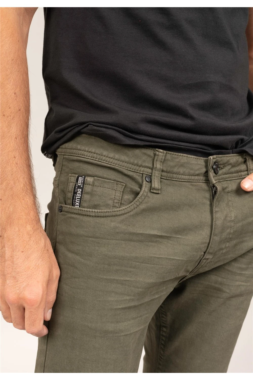 Jeans Slim Kaki Pour Homme - CARLOS JJ8069M - DEELUXEJeans CARLOS 8 Jeans Slim Kaki Pour Homme - CARLOS JJ8069M - DEELUXEJeans CARLOS – Image 6