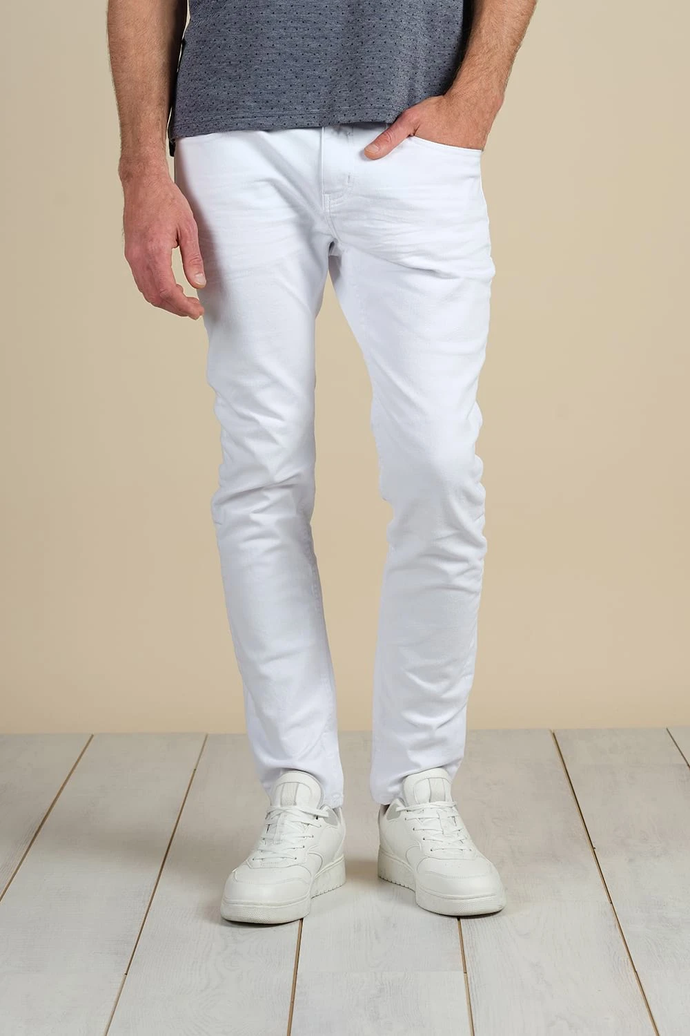 Jean Slim Délavé Pour Homme - CARLOS JJ8050M - DEELUXEJeans CARLOS 5 Jean Slim Délavé Pour Homme - CARLOS JJ8050M - DEELUXEJeans CARLOS – Image 3