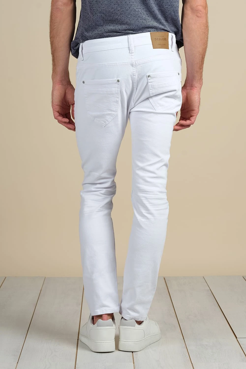 Jean Slim Délavé Pour Homme - CARLOS JJ8050M - DEELUXEJeans CARLOS 6 Jean Slim Délavé Pour Homme - CARLOS JJ8050M - DEELUXEJeans CARLOS – Image 4