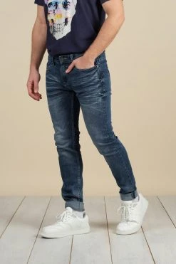 Vêtements Homme Soldes Magasin 22 Jean Slim Délavé Pour Homme - CARLOS JJ8054M - DEELUXEJeans CARLOS