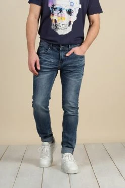 Jean Slim Délavé Pour Homme - CARLOS JJ8054M - DEELUXEJeans CARLOS -Vêtements Homme Soldes Magasin jeans carlos 64
