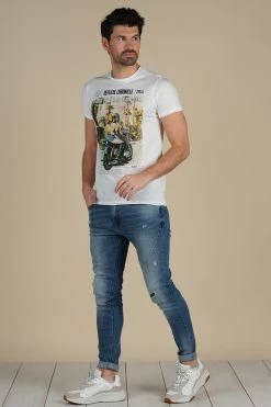 Jeans Skinny Effet Destroy Pour Homme - EBONY JJ8061M - DEELUXEJeans EBONY 8 Jeans Skinny Effet Destroy Pour Homme - EBONY JJ8061M - DEELUXEJeans EBONY -Vêtements Homme Soldes Magasin jeans ebony 1