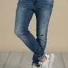 Jeans Skinny Effet Destroy Pour Homme - EBONY JJ8061M - DEELUXEJeans EBONY -Vêtements Homme Soldes Magasin jeans ebony