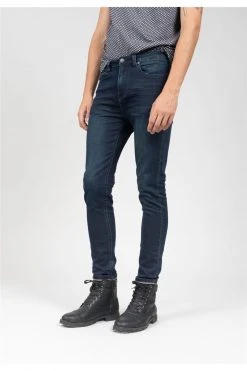 Jeans Skinny Bleu Foncé Délavé Pour Homme - JACKSON JG8118M - DEELUXEJeans JACKSON -Vêtements Homme Soldes Magasin jeans jackson 8