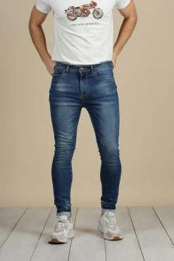Jeans Skinny Avec Délavage Pour Homme - JOGIO S21JG8100M - DEELUXEJeans JOGIO -Vêtements Homme Soldes Magasin jeans jogio 2