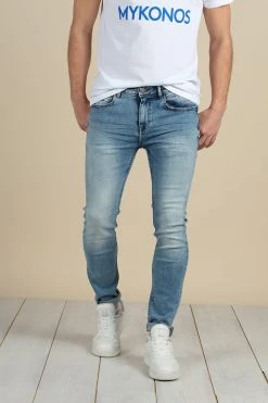 Jean Slim Délavé Pour Homme - NATE JJ8060M - DEELUXEJeans NATE 9 Jean Slim Délavé Pour Homme - NATE JJ8060M - DEELUXEJeans NATE -Vêtements Homme Soldes Magasin jeans nate 2