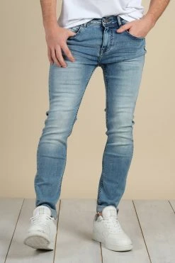 Jean Slim Délavé Pour Homme - NATE JJ8060M - DEELUXEJeans NATE
