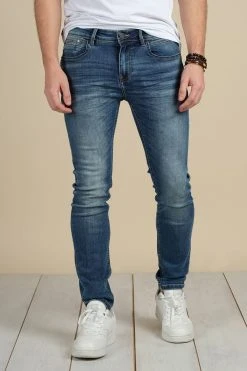 Jean Slim Délavé Pour Homme - NATE JJ8059M - DEELUXEJeans NATE