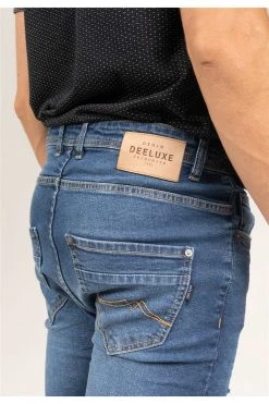 Jeans Skinny Bleu Effet Usé Pour Homme - SKENDER JJ8079M - DEELUXEJeans SKENDER -Vêtements Homme Soldes Magasin jeans skender 11