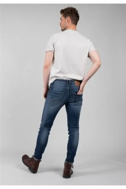 Jeans Skinny Bleu Délavé Pour Homme - SKENDER JJ8076M - DEELUXEJeans SKENDER -Vêtements Homme Soldes Magasin jeans skender 3