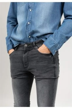 Jeans Skinny Gris Délavé Pour Homme - SKENDER JJ8078M - DEELUXEJeans SKENDER -Vêtements Homme Soldes Magasin jeans skender 34